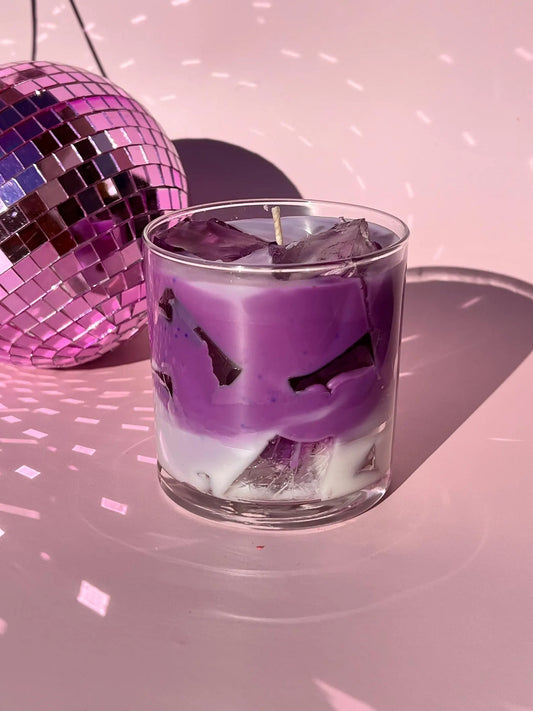 Flamette's Iced Lavender Candle