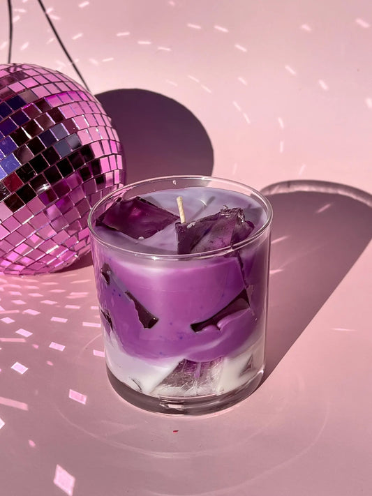 Flamette's Iced Lavender Candle